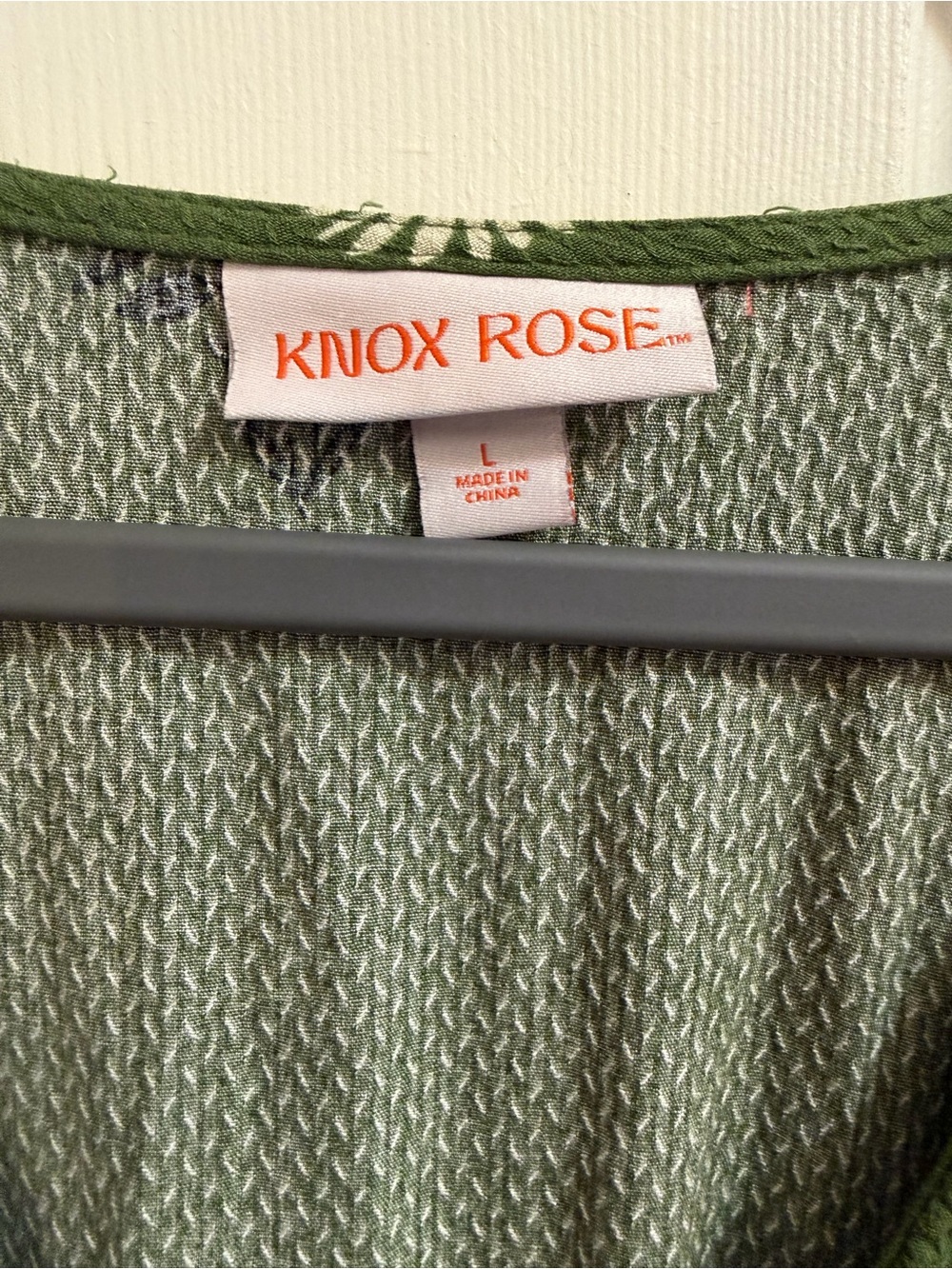 Knox Rose Olive Green Floral Maxi Wrap Dress - Picture 5 of 5